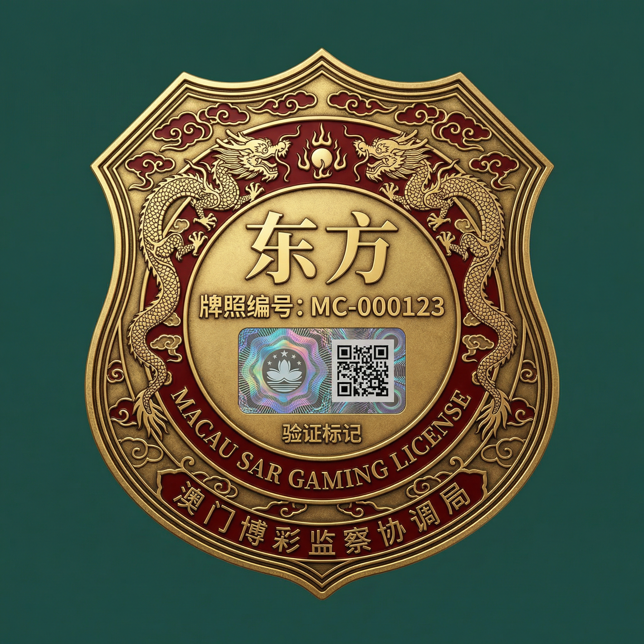 澳门博彩牌照徽章